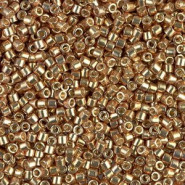 Miyuki delica beads 10/0 - Duracoat galvanized champagne DBM-1834